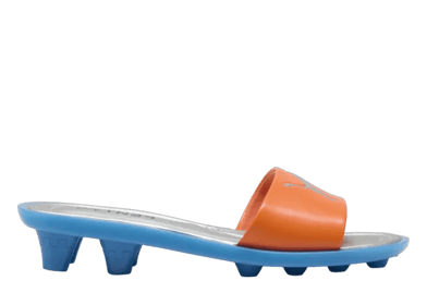Puma Cleat Slide Fenty Metallic Silver Orange (W)