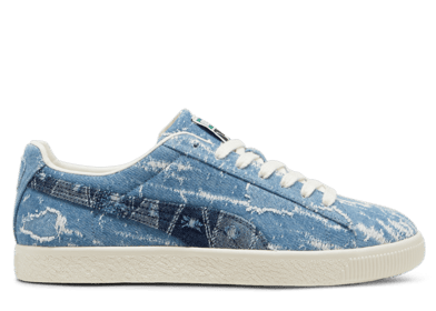 Puma Clyde Denim Frosted Ivory