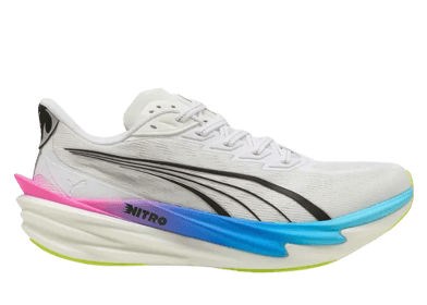 Puma Deviate Nitro 4 White Poison Pink Ultra Blue