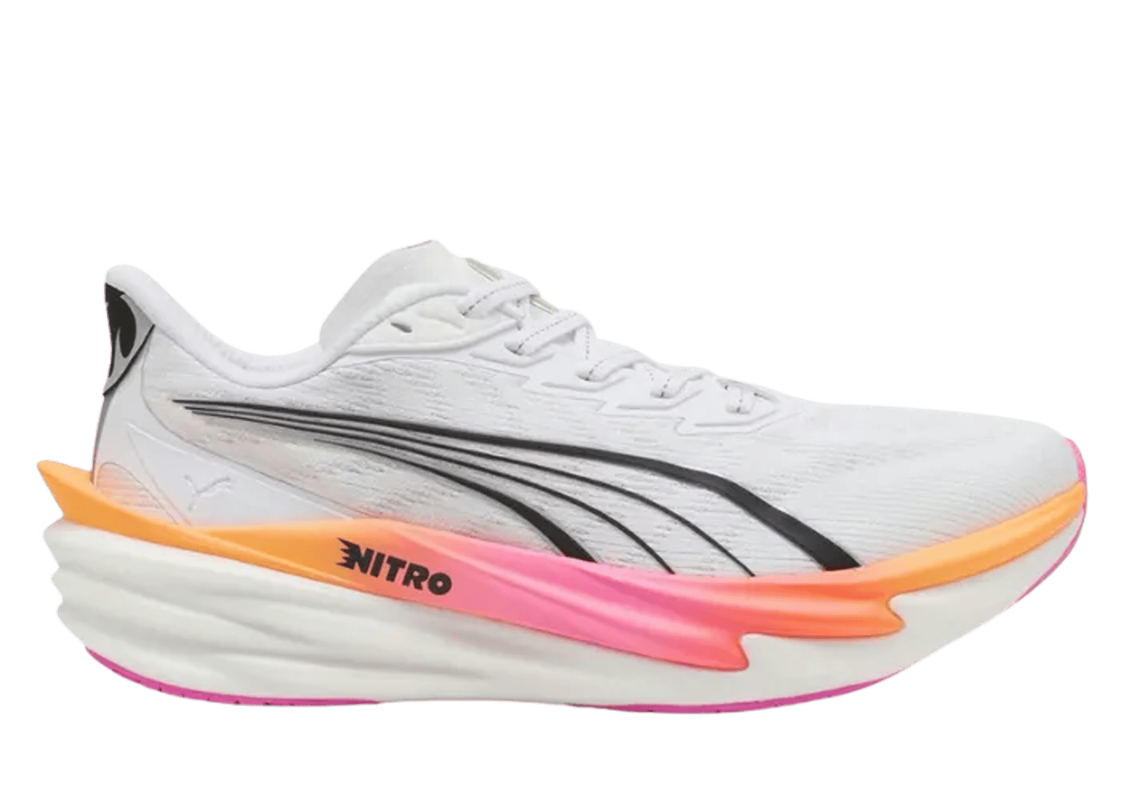 Puma Deviate Nitro 4 White Poison Pink Ultra Blue (W)