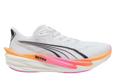 Puma Deviate Nitro 4 White Poison Pink Ultra Blue (W)
