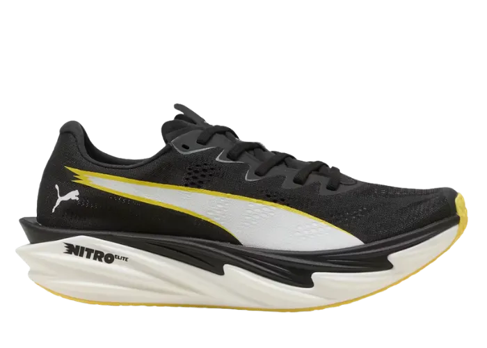 Puma Deviate Nitro Elite 4 HYROX Black Vibrant Yellow