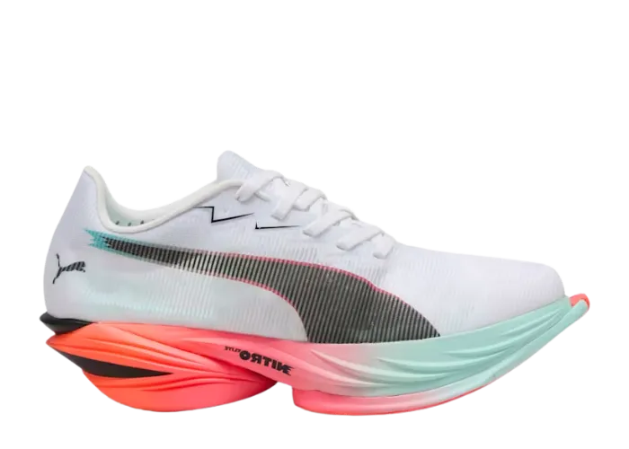 Puma Fast-R Nitro Elite 3 White Glowing Red Mint (W) - 312061-01