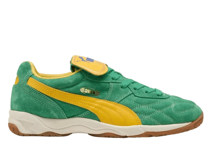 Puma King Indoor Archive Green Yellow Sizzle