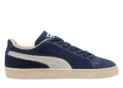 Puma Suede Crochet Navy White