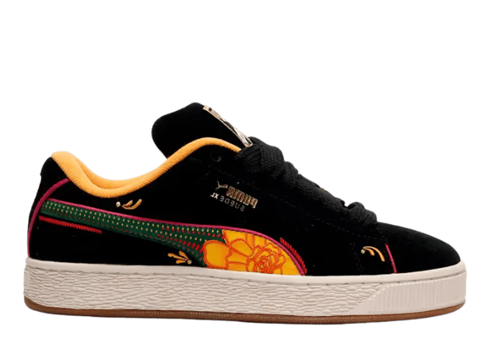 Puma Suede XL La Catrina Black Yellow Sizzle