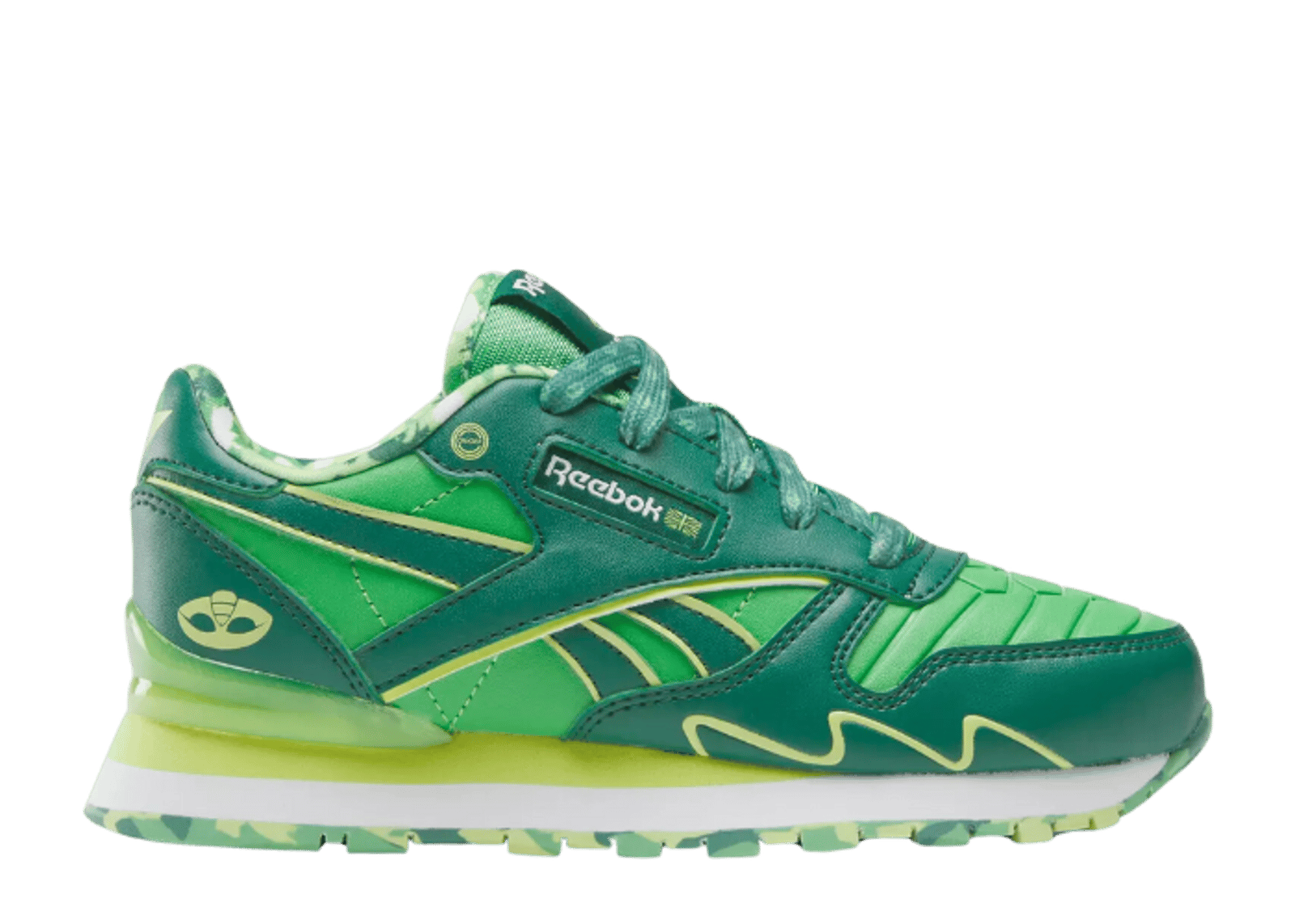 Reebok Classic Leather Step N Flash PJ Masks Nice Green (PS)