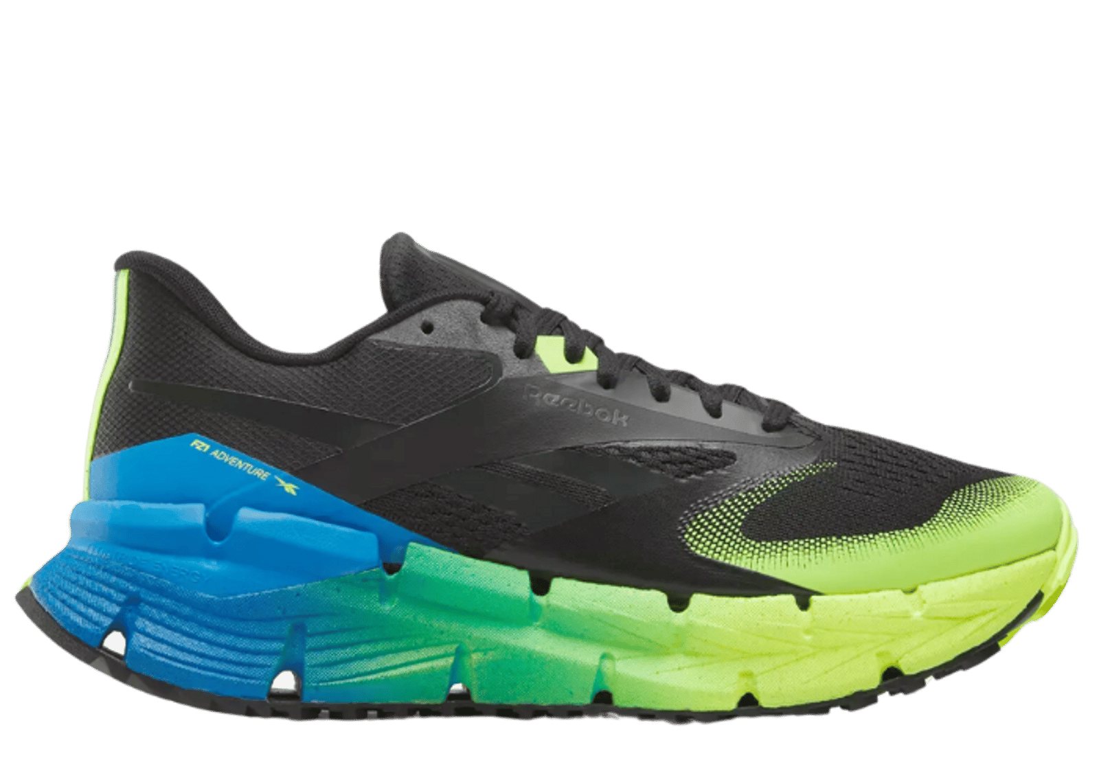 Reebok FloatZig 1 Adventure Black Digital Lime