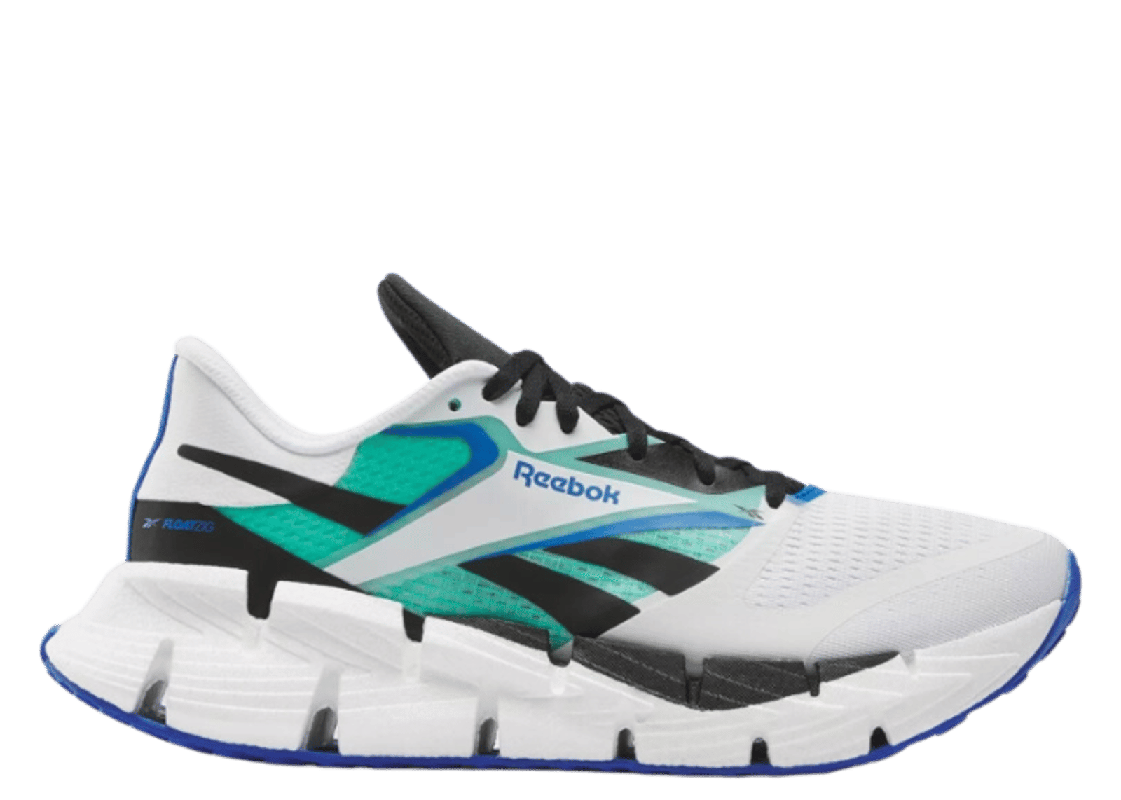 Reebok FloatZig 1 White Black Cyber Mint