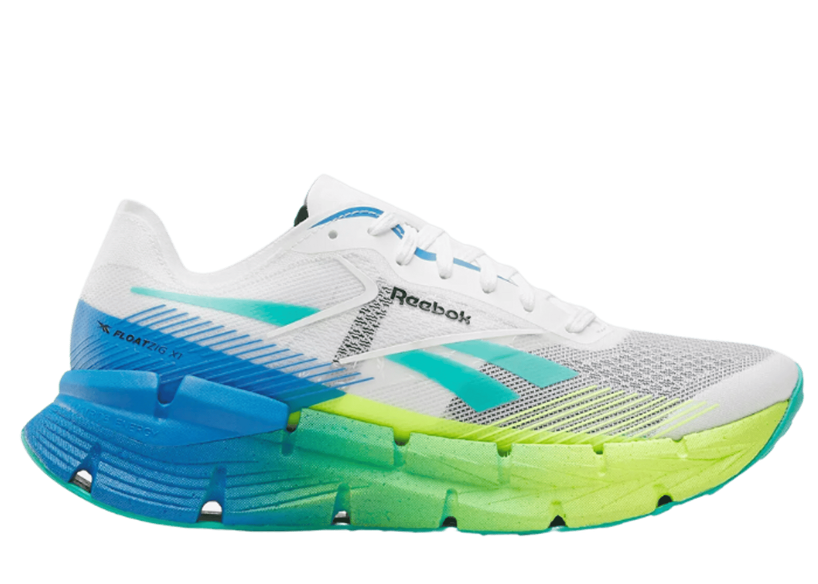 Reebok FloatZig X1 White Digital Lime