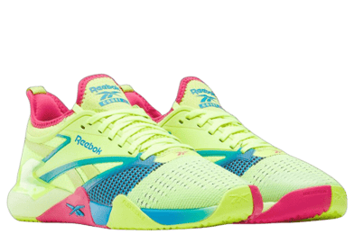Reebok Nano Court Lime Aqua Pink
