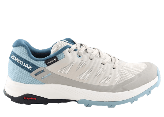 Salomon Outrise GTX Feather Grey Stone Blue (W)