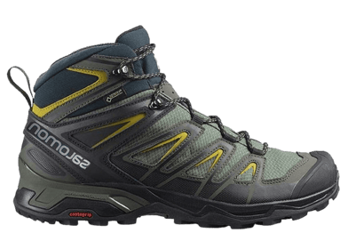 Salomon X Ultra 3 Wide Mid GTX Grey Green