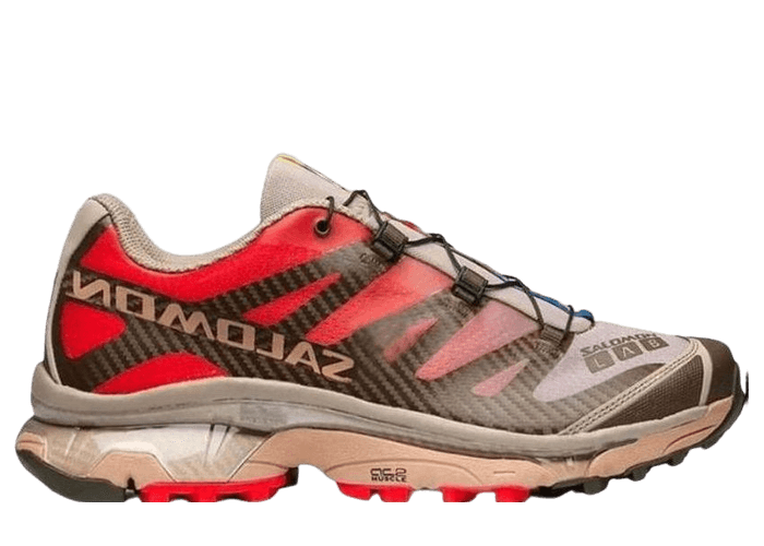 Salomon XT-4 Vintage Khaki Red