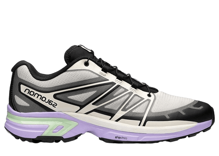 Salomon XT-Wings 2 Beige Black Purple - L41468300 Raffles & Where