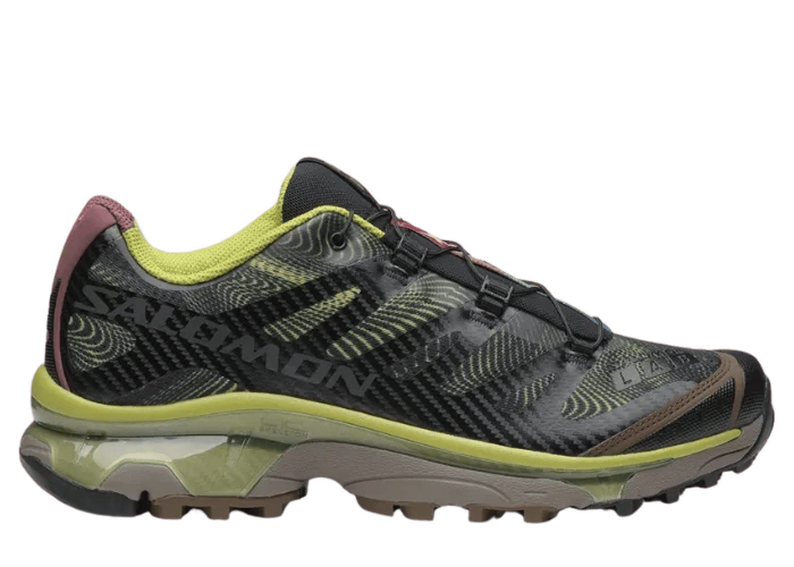 Salomon XT-4 OG Rave at Dawn Black Dark Citron
