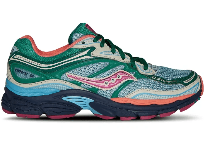 Saucony ProGrid Omni 9 Blue Green Orange (W)