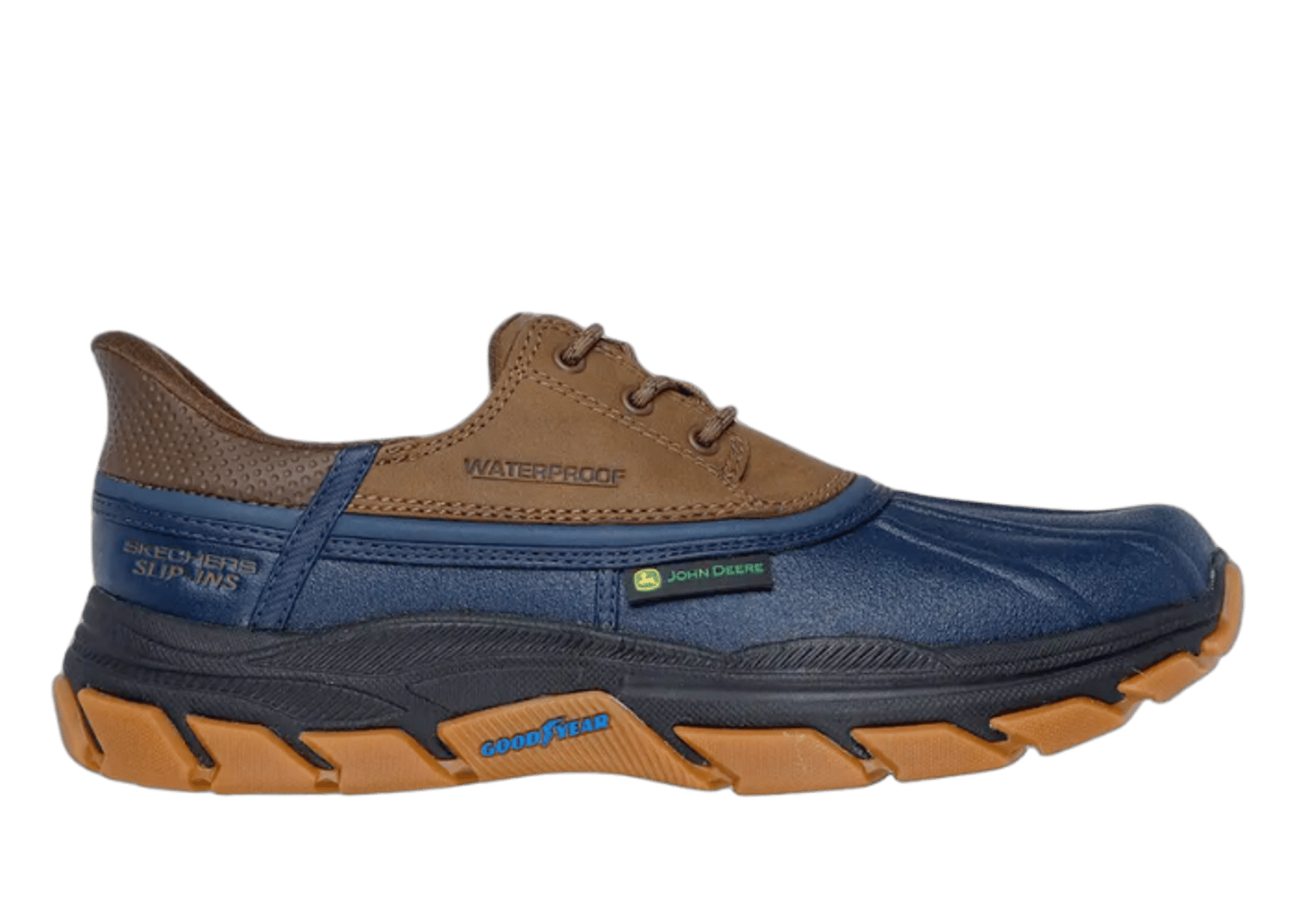 Skechers Slip ins Respected Tanzier John Deere Navy Tan 256002 NVTN