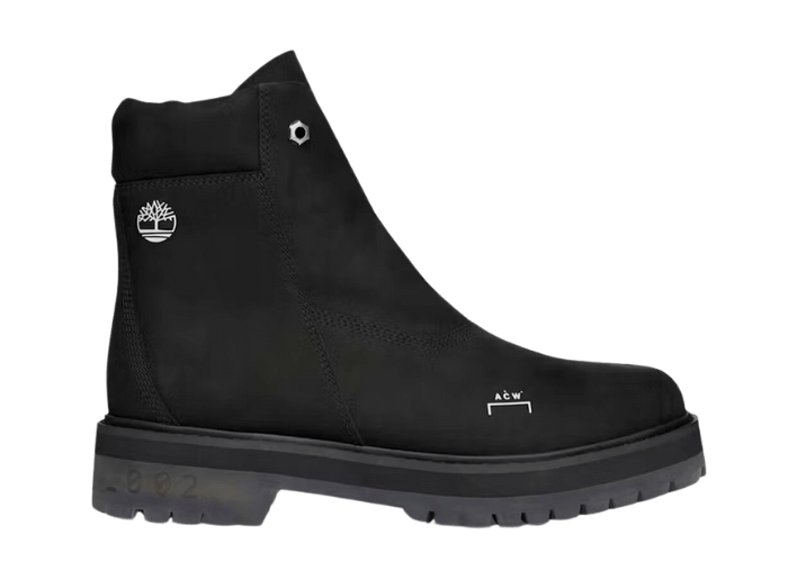 Timberland 6 Inch Zip Boot A-COLD-WALL Black