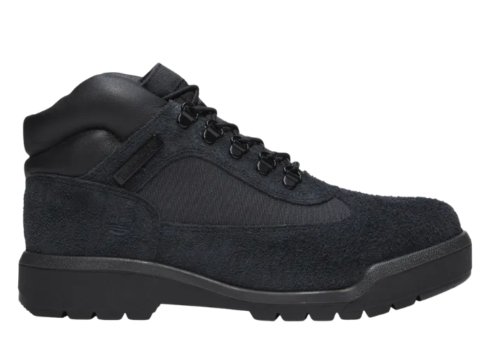 Timberland 6-Inch Hairy Suede Chukka Field Boots Black