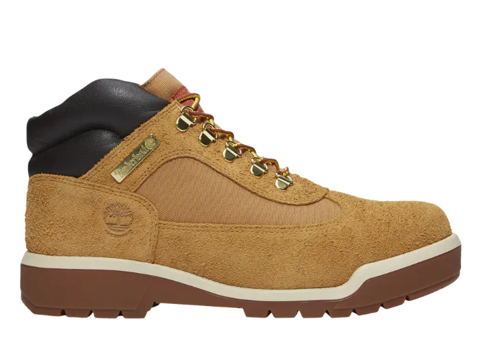 Timberland 6-Inch Hairy Suede Chukka Field Boots Wheat
