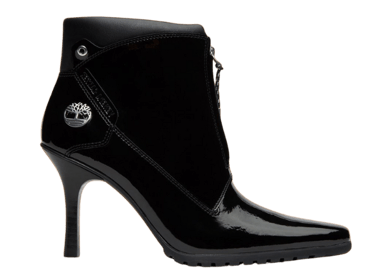 Timberland Front Zip Heel Boot Veneda Carter Black Patent (W)