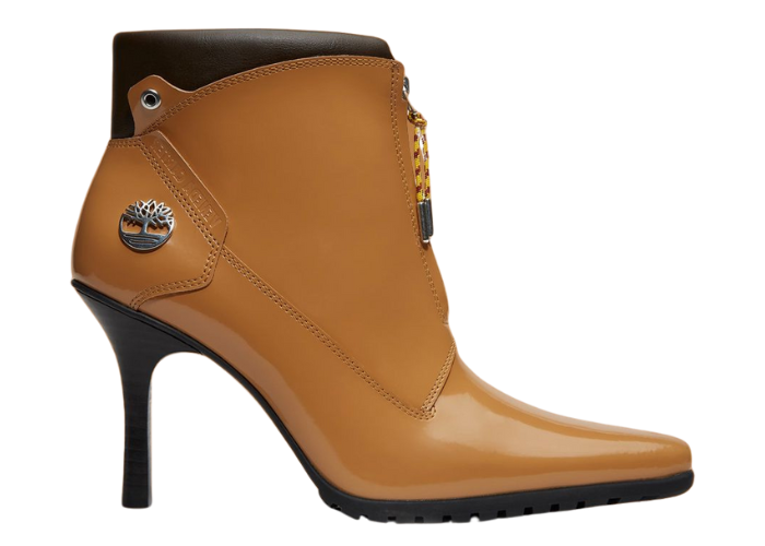 Timberland Front Zip Heel Boot Veneda Carter Wheat Patent (W