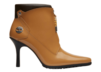 Timberland Front Zip Heel Boot Veneda Carter Wheat Patent (W)