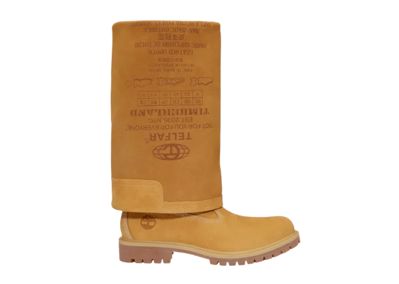 Timberland Tall Pull On Boot Telfar Wheat