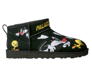 UGG Classic Ultra Mini Boot Palace Looney Tunes Black