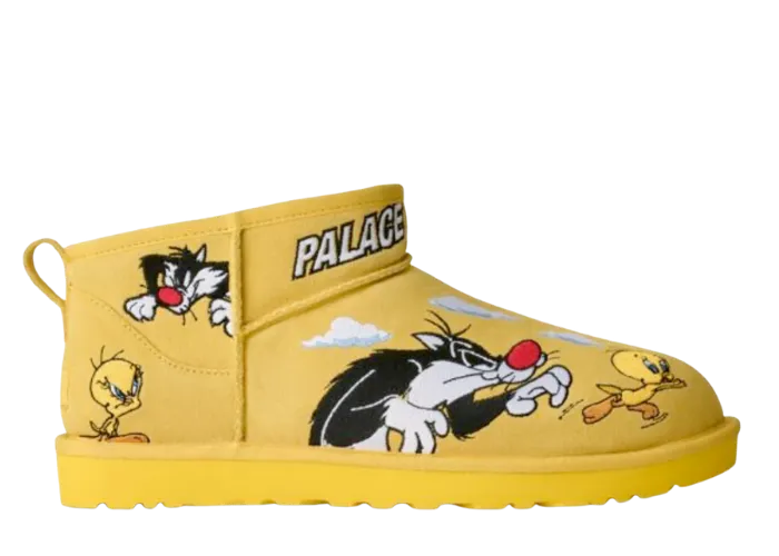 UGG Classic Ultra Mini Boot Palace Looney Tunes Yellow - 1181891-YEL
