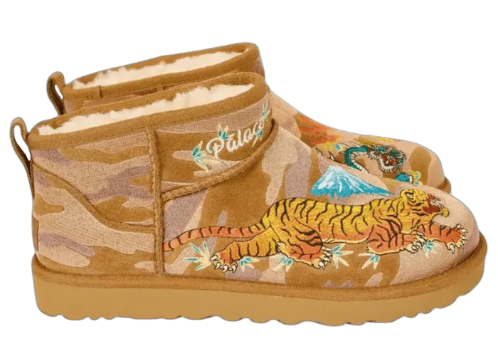 UGG Tasman Slipper Palace Burnt Olive Camo Raffles & Where