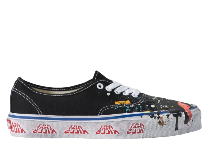 Gallery Dept. adds a Paint-Splattered Black Authentic to Vans Art