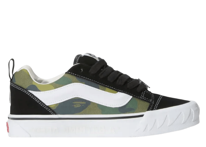 Vans Knu Skool BAPE Camo Green
