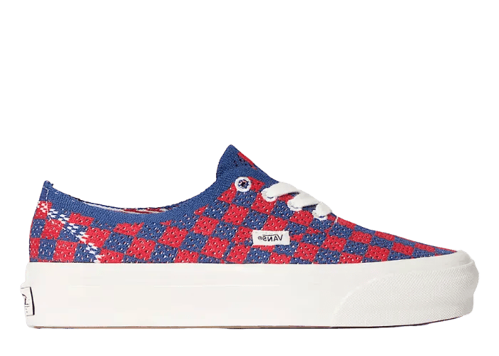 Vans LX Authentic 44 EK Punk Check Red Blue