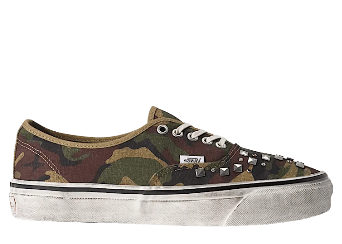 Vans Premium Authentic Woodland Camo Green