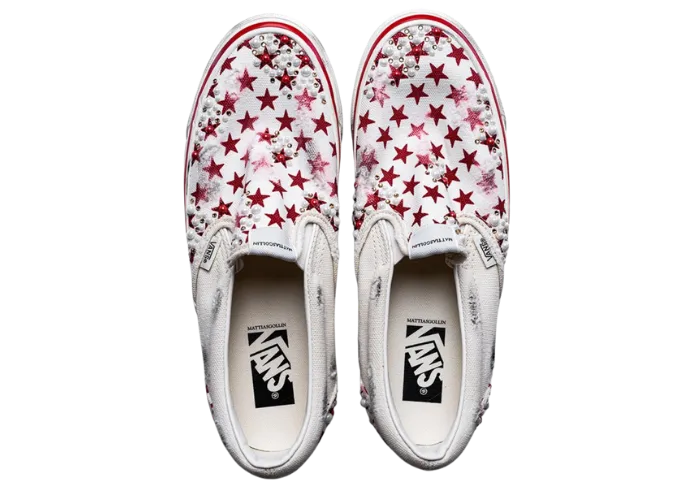 Vans Slip-On × Mattias Gollin "Stella Rossa"
